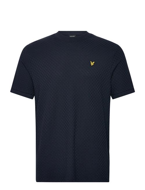 Football Jacquard T-Shirt Lyle & Scott Navy