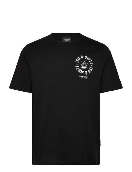 Ship Insignia Graphic T-Shirt Lyle & Scott Black