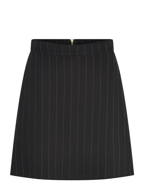Melina Stripe Skirt Jumperfabriken Black