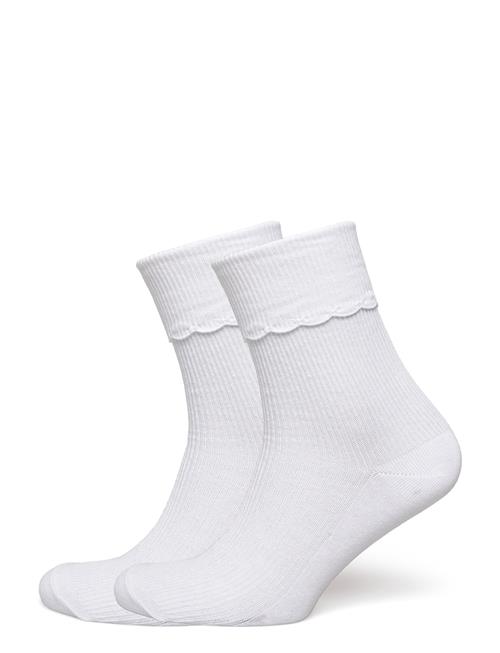 Crew Sock 2-Pack Monki White
