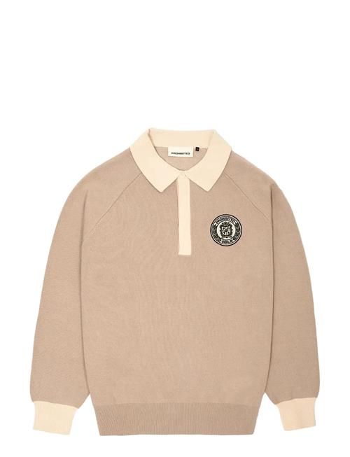 Cup Knitted Jersey Prohibited Beige