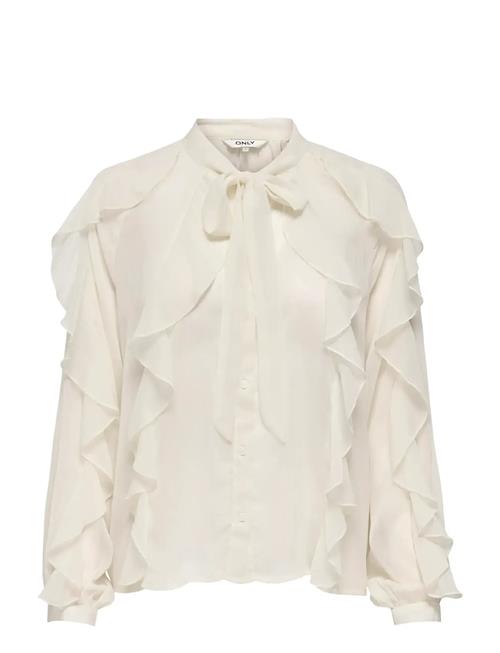 Onltaryn Ls Romantic Ruffle Blouse Wvn ONLY White
