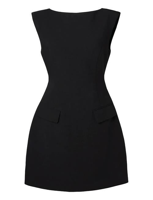 Adelina High Neck Mini Dress Malina Black