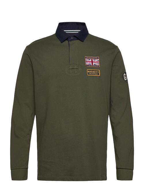 Heritage Rally Badges Hackett London Khaki