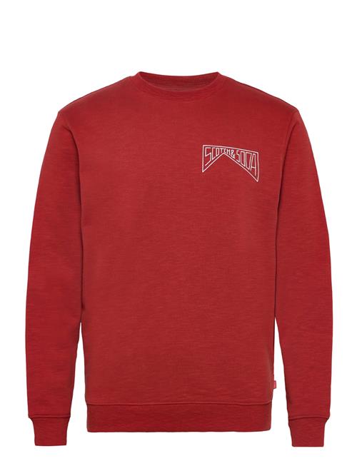 Left Chest Logo Sweatshirt Scotch & Soda Red