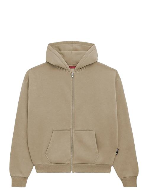 Over D Zip-Hoodie Prohibited Beige