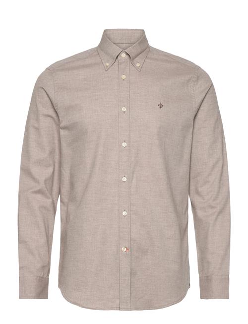 Watts Flannel Shirt-Slim Fit Morris Beige