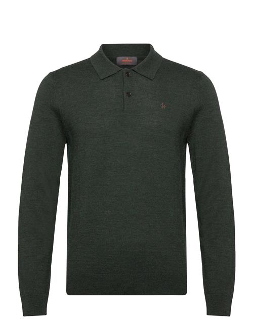 Merino Polo Knit Morris Green