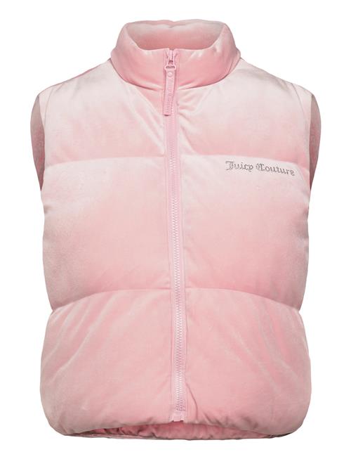 Lightening Velour Gilet Juicy Couture Pink