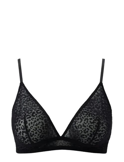 Mesh Triangle Bralette Understatement Underwear Black