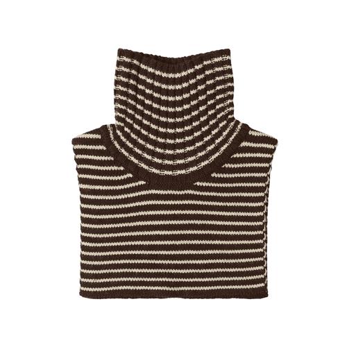 FUB Halsedisse I Uld Mocca/ecru  Mocca/Ecru-100/120 cm Wool Brun  100/120 cm  Unisex
