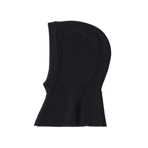 FUB Baby-balaclava I Uld Dark Navy  Dark Navy-68/74 cm Wool Marineblå  68/74 cm  Unisex
