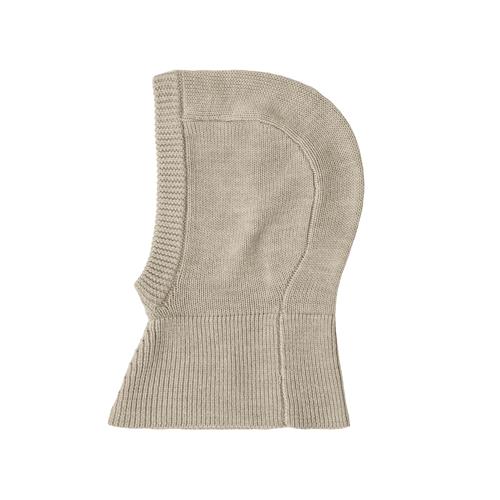 FUB Baby-balaclava I Uld Oat Melange  Oat Melange- Wool Beige  62/68 cm  unisex
