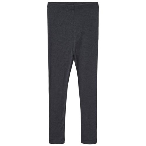 Wheat Leggings i uld Agi Navy 104cm Wool Marineblå  104 cm  Unisex