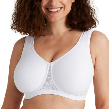 Miss Mary of Sweden Miss Mary Exhale Comfort Sports Bra BH Hvid B 85 Dame