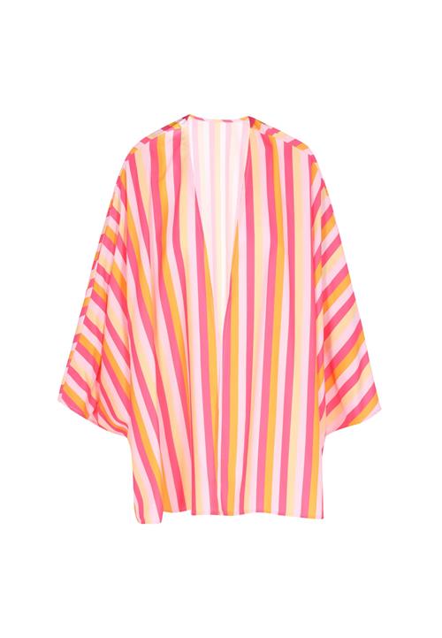 faina Kimono  fersken / mørkeorange / lyserød / lys pink