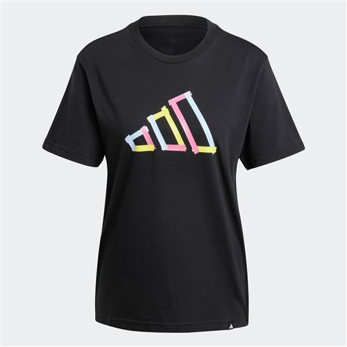 ADIDAS SPORTSWEAR Funktionsbluse 'Tech Fill'  lyseblå / gul / lys pink / sort