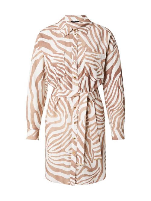 GUESS by Marciano Blusekjole 'ROSIE'  lysebeige / brun