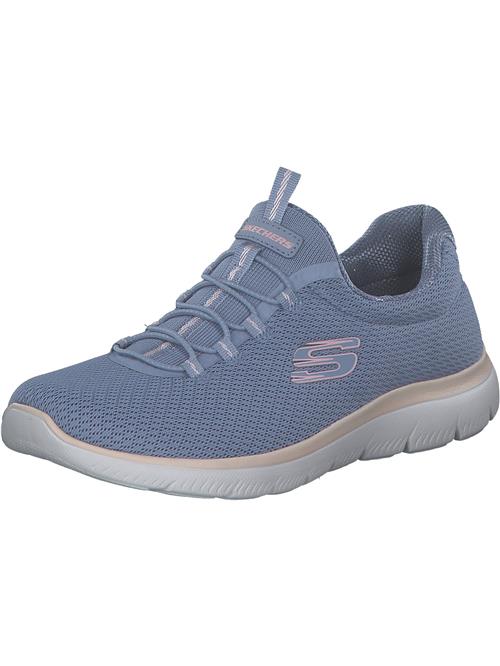 SKECHERS Slip On  royalblå / rosé / hvid