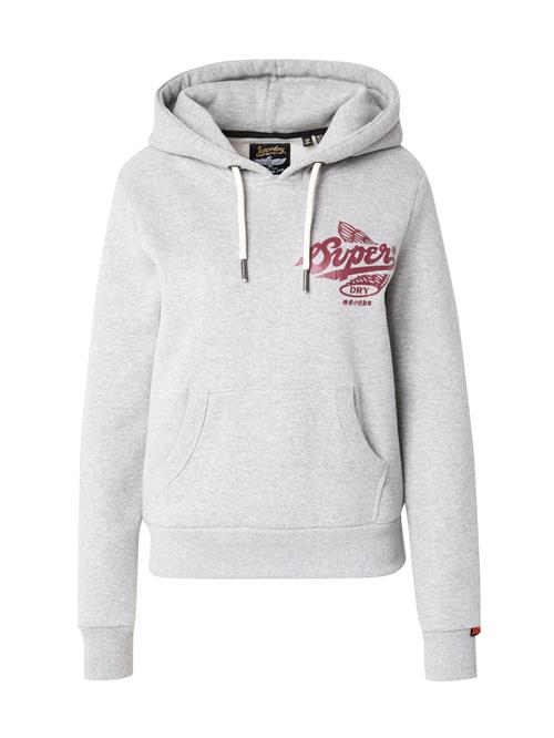 Superdry Sweatshirt  grå-meleret / burgunder