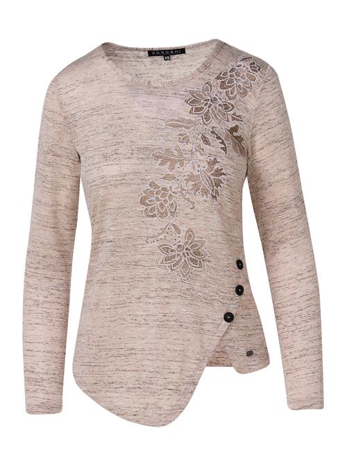 KOROSHI Shirts  beige / beige-meleret