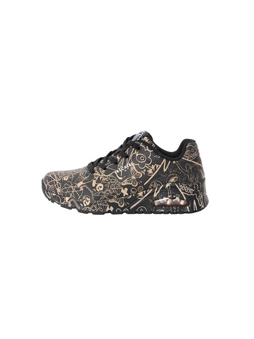 SKECHERS Sneaker low 'Uno'  guld / sort