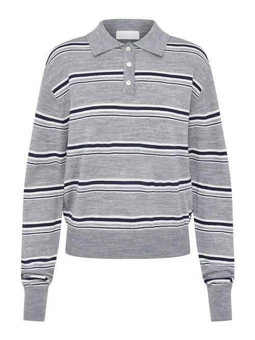 LeGer by Lena Gercke Pullover 'Lilith'  marin / grå / hvid