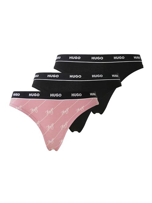 HUGO String  pink / sort / hvid