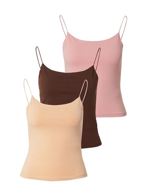 STUDIO SELECT Overdel 'Lena'  creme / mørkebrun / lyserød