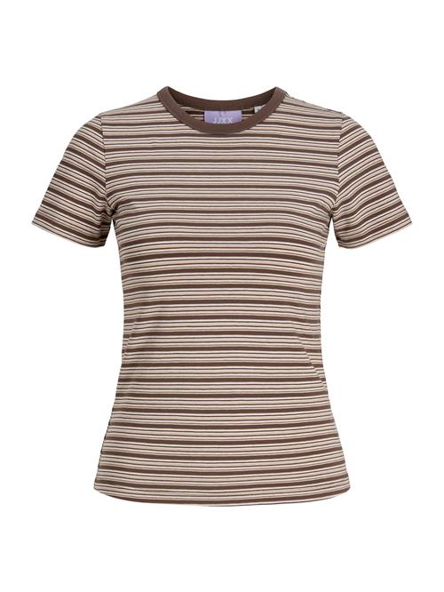 JJXX Shirts 'JXGigi'  camel / kastaniebrun / hvid
