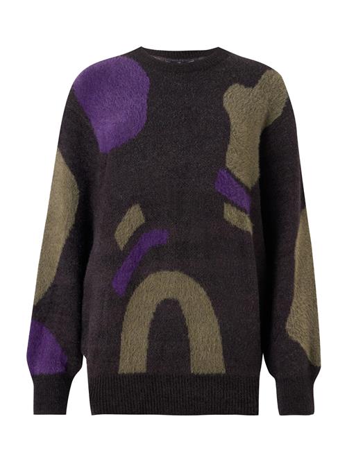 Volcom Pullover  oliven / mørkelilla / sort