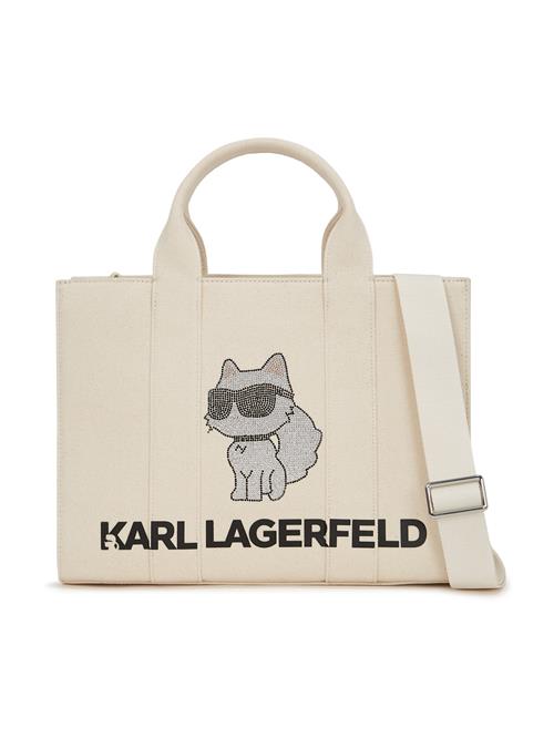 Karl Lagerfeld Shopper 'IKON'  sort / hvid