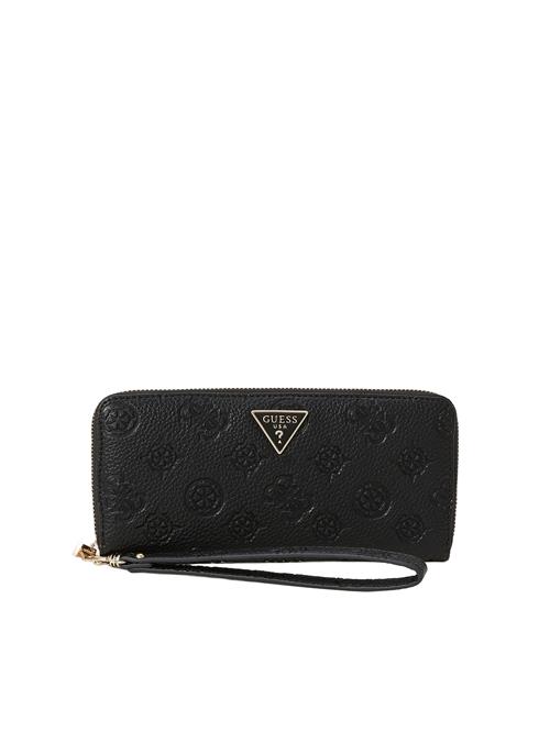 GUESS Tegnebog 'CRESIDIA II SLG LRG ZIP AROUND'  sort