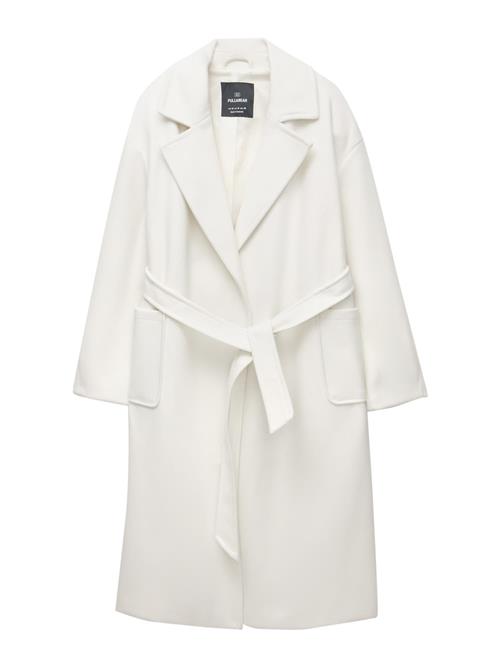 Pull&Bear Overgangsfrakke  ecru