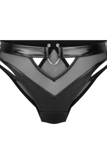 Hunkemöller Zelda brasiliansk trusse med høj benudskæring sort