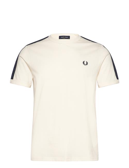Contrast Tape Ringer Tee Fred Perry Cream