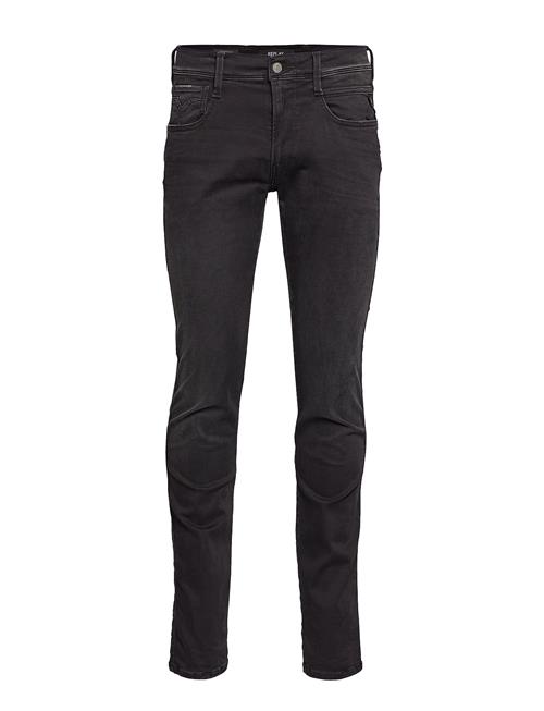 Se Anbass Trousers Slim Hyper Cloud Replay Black ved Booztlet