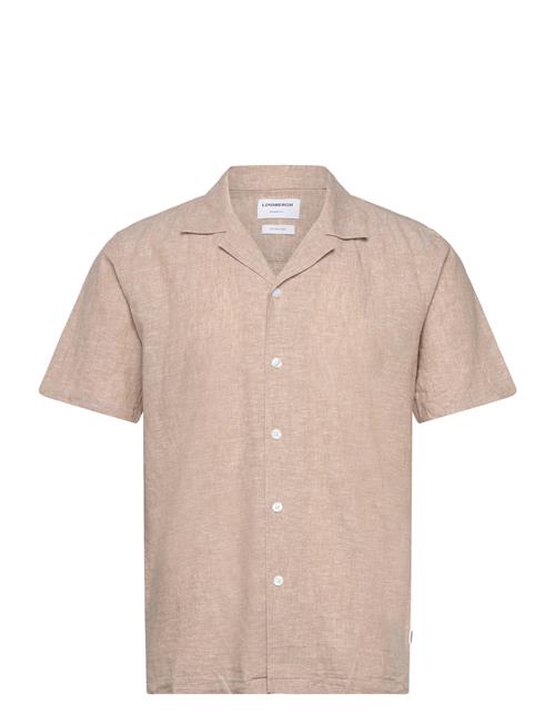 Casual Linen Blend Resort S/S Lindbergh Beige