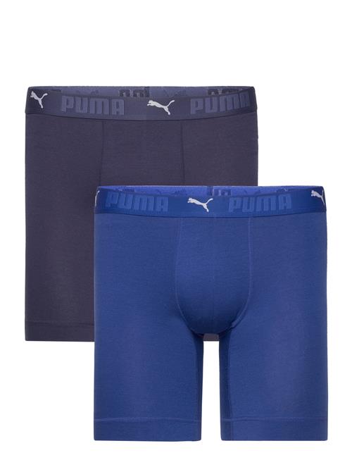 Se Puma Men Sport Cotton Long Boxers 2 PUMA Blue ved Booztlet