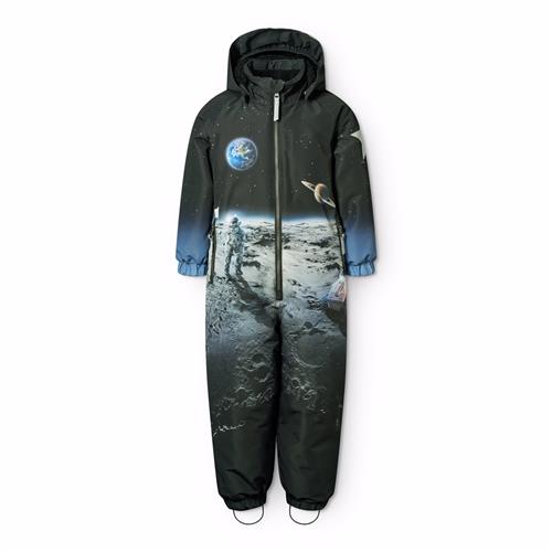 Molo Polar Vinter-overtræksdragt On The Moon  On The Moon 98 cm  Sort  98 cm  mand