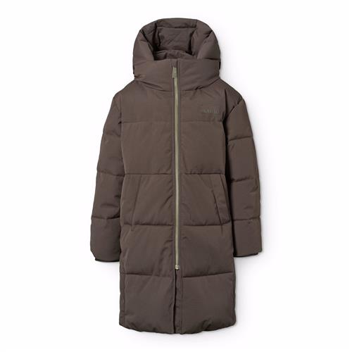 Molo Harper Lang Parkacoat Dark Cocoa  Dark Cocoa 122 cm  Brun  122 cm  kvinde