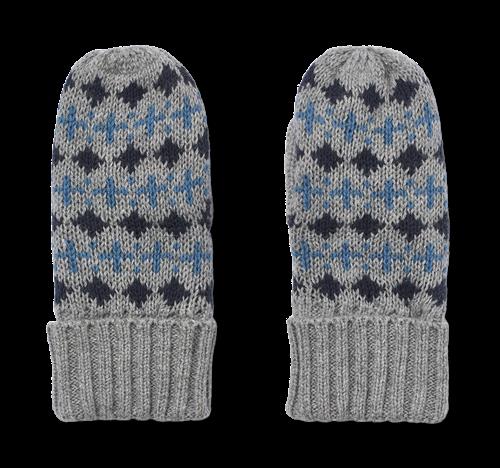 Wheat Cotta Jacquard-vanter Grey Melange  Grey Melange 3-5 Y  Grå  3-5 år  unisex