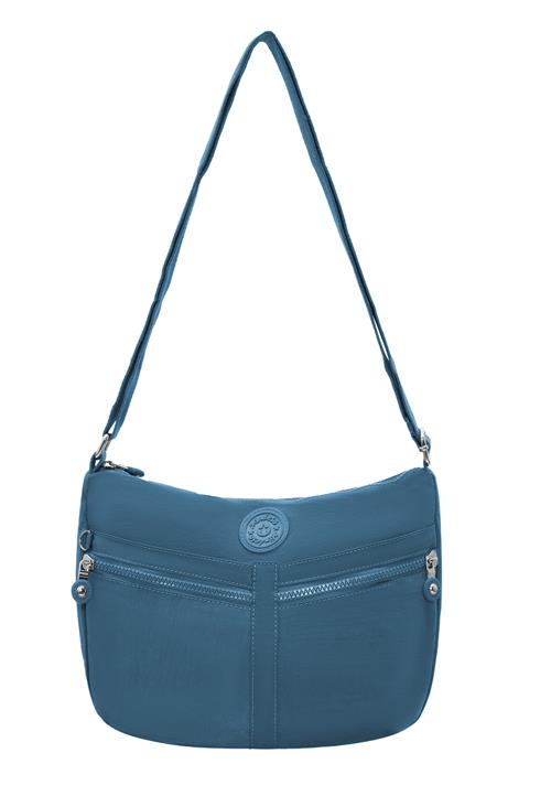 Mindesa Skuldertaske  blue denim