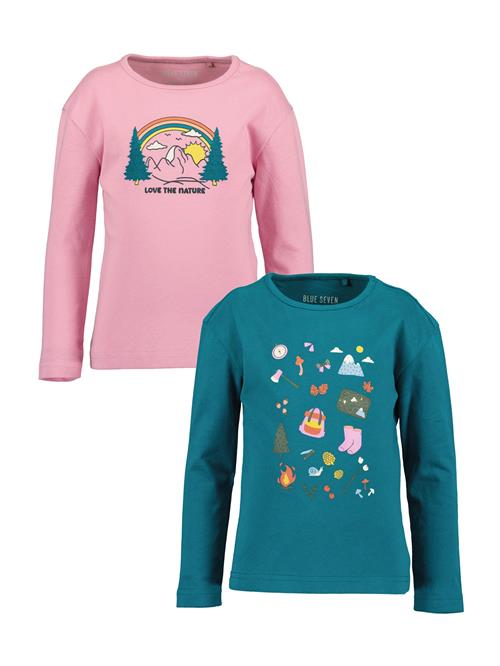 BLUE SEVEN Bluser & t-shirts  gul / petroleum / lyserød / hvid