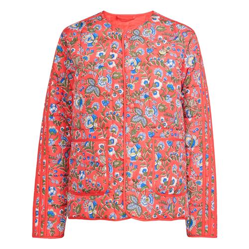 ADIDAS ORIGINALS Overgangsjakke 'Adidas Originals x Liberty London'  azur / grøn / orangerød / hvid