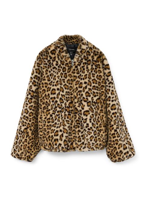 VERO MODA Overgangsjakke  mørkebeige / cognac / sort