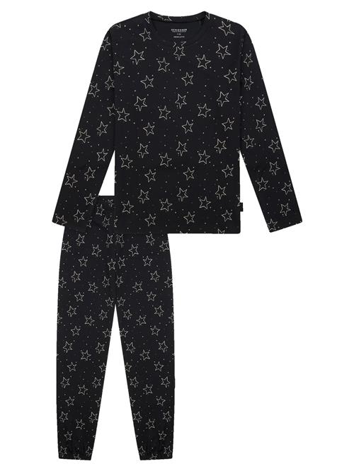 SCHIESSER Nattøj 'Teens Nightwear'  sort / hvid