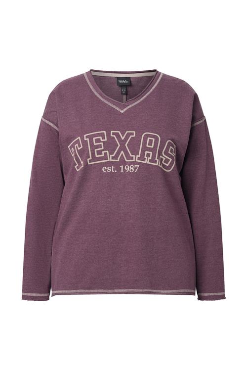 Ulla Popken Sweatshirt 'Texas'  beige / bær