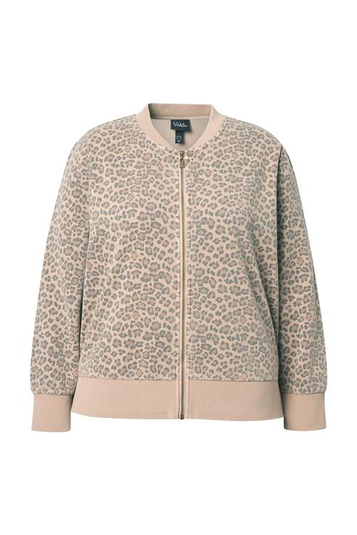 Ulla Popken Sweatjakke  cappuccino / mørkegrå