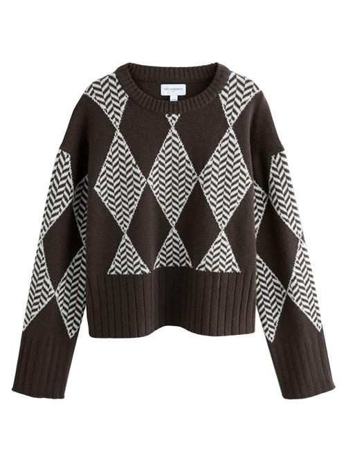 Next Pullover  choko / hvid